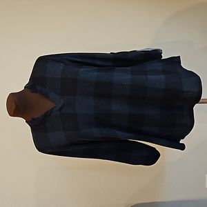 Mint Julep Boutique - Size Small - Green/Black Plaid Top